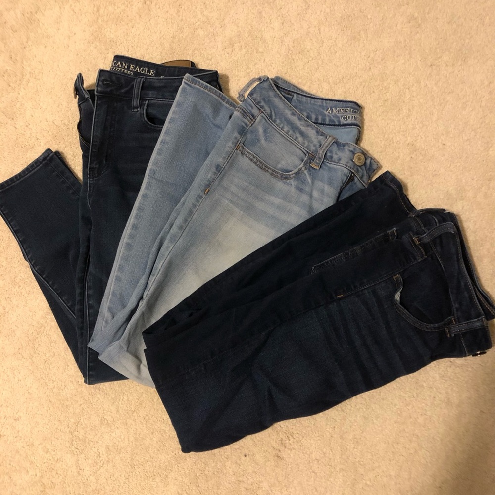 3 Pairs of American Eagle Jeggings